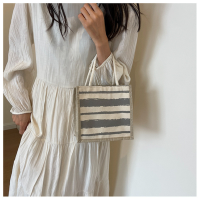 TOTE BAG CANVAS BAG CANVAS GIRL novo TOTE impresso em portavel BENTO LUNCH Box trabalho