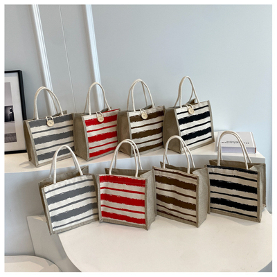 TOTE BAG CANVAS BAG CANVAS GIRL novo TOTE impresso em portavel BENTO LUNCH Box trabalho
