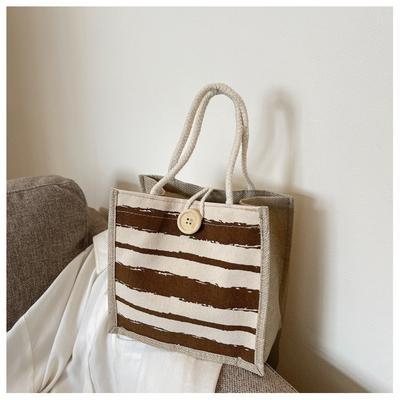 TOTE BAG CANVAS BAG CANVAS GIRL novo TOTE impresso em portavel BENTO LUNCH Box trabalho