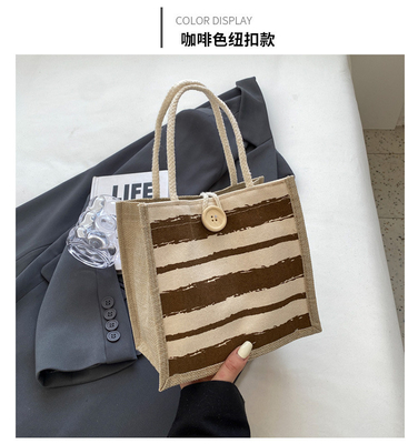 TOTE BAG CANVAS BAG CANVAS GIRL novo TOTE impresso em portavel BENTO LUNCH Box trabalho