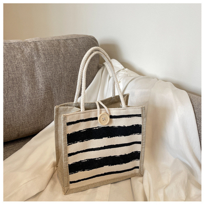 TOTE BAG CANVAS BAG CANVAS GIRL novo TOTE impresso em portavel BENTO LUNCH Box trabalho