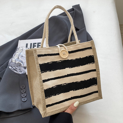 TOTE BAG CANVAS BAG CANVAS GIRL novo TOTE impresso em portavel BENTO LUNCH Box trabalho