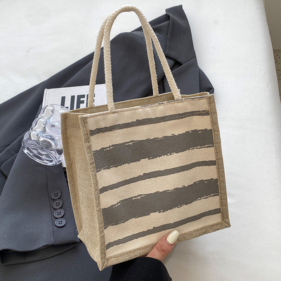 TOTE BAG CANVAS BAG CANVAS GIRL novo TOTE impresso em portavel BENTO LUNCH Box trabalho