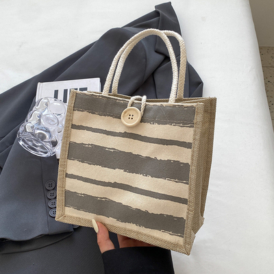 TOTE BAG CANVAS BAG CANVAS GIRL novo TOTE impresso em portavel BENTO LUNCH Box trabalho