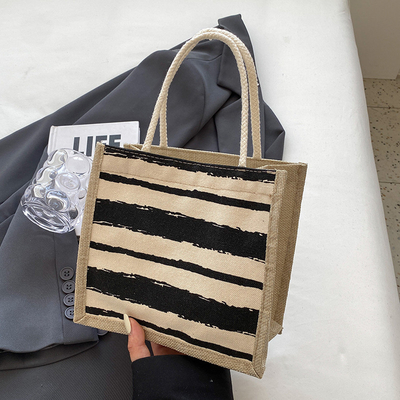 TOTE BAG CANVAS BAG CANVAS GIRL novo TOTE impresso em portavel BENTO LUNCH Box trabalho