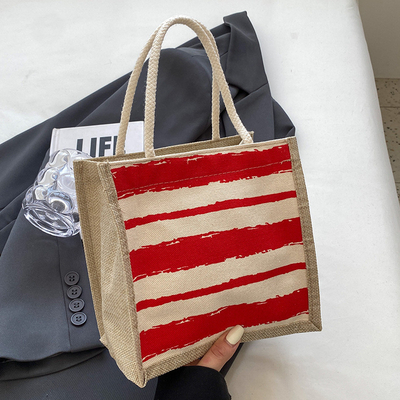 TOTE BAG CANVAS BAG CANVAS GIRL novo TOTE impresso em portavel BENTO LUNCH Box trabalho