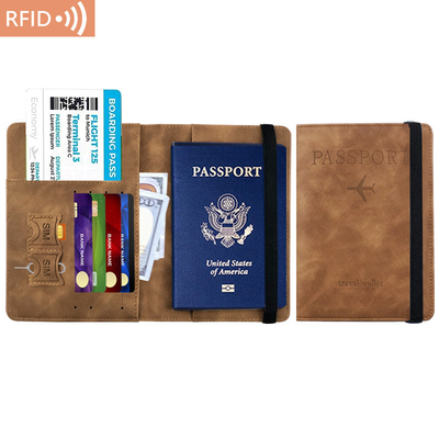 AMAZON PU PELO PASSOU BALSA RFID MULTIFUNCIONAL PASSOU O TITULÁRIO DO PASSOU O COVER DO PASSOU