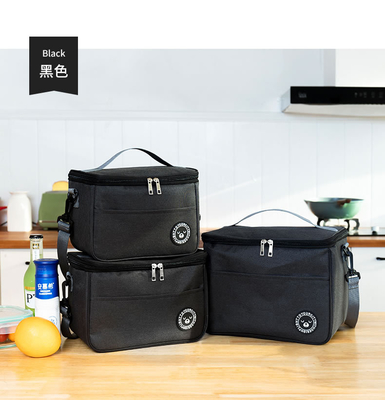 Caixa de almoço de passageiros bolsa de mão quadrada bolsa isolada folha de alumínio espessada bolsa de escritório estudantes trazem refeições