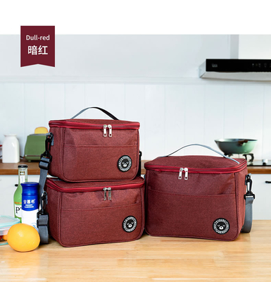 Caixa de almoço de passageiros bolsa de mão quadrada bolsa isolada folha de alumínio espessada bolsa de escritório estudantes trazem refeições