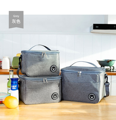 Caixa de almoço de passageiros bolsa de mão quadrada bolsa isolada folha de alumínio espessada bolsa de escritório estudantes trazem refeições