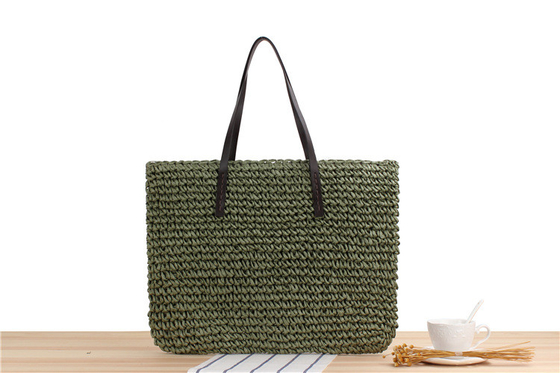 TRANSFORNER NUEVO BOLSO DE PALHA Casual de grande capacidade