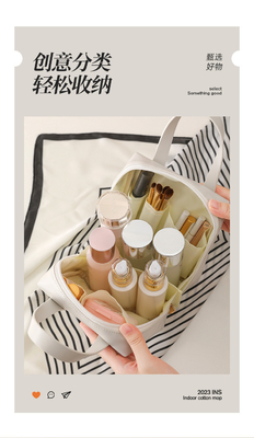 MAKEUP BAG 2023 NUEVO BAGO PORTÁVEL DE GRANDE Capacidade ÍNDURAVEL DE VIAJAMENTO BAGO PORTÁVEL DE ARRESTAMENTO DE TOILETES E CUIDADOS DA pele