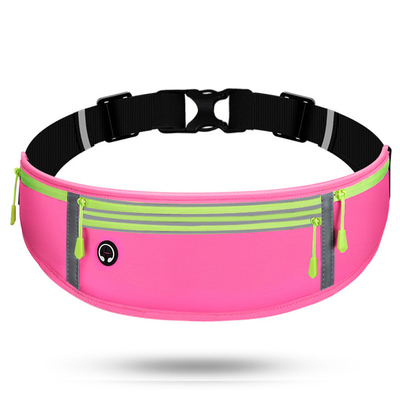 Esportes FANNY PACK CORRER BOLSA TELÉFONO MÓBIL EQUIPAMENTO MULTIFUNCIONAL DE FIMBRE DE HOMEM E MUJER impermeável ULT invisível