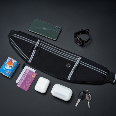 Esportes FANNY PACK CORRER BOLSA TELÉFONO MÓBIL EQUIPAMENTO MULTIFUNCIONAL DE FIMBRE DE HOMEM E MUJER impermeável ULT invisível