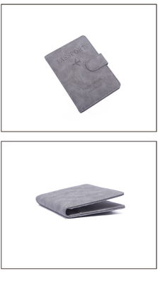 Anti-roubo NOVO VIAJE MULTIFUNÇONAL PASSPORTO BILETO DOCUMENTO PROTECÇÃO CASO RFID CARTA BUCKLE BAÇO