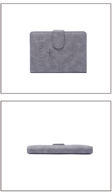 Anti-roubo NOVO VIAJE MULTIFUNÇONAL PASSPORTO BILETO DOCUMENTO PROTECÇÃO CASO RFID CARTA BUCKLE BAÇO