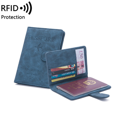 Anti-roubo NOVO VIAJE MULTIFUNÇONAL PASSPORTO BILETO DOCUMENTO PROTECÇÃO CASO RFID CARTA BUCKLE BAÇO