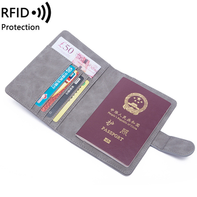 Anti-roubo NOVO VIAJE MULTIFUNÇONAL PASSPORTO BILETO DOCUMENTO PROTECÇÃO CASO RFID CARTA BUCKLE BAÇO