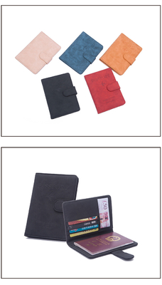 Anti-roubo NOVO VIAJE MULTIFUNÇONAL PASSPORTO BILETO DOCUMENTO PROTECÇÃO CASO RFID CARTA BUCKLE BAÇO