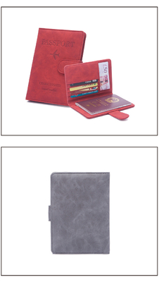Anti-roubo NOVO VIAJE MULTIFUNÇONAL PASSPORTO BILETO DOCUMENTO PROTECÇÃO CASO RFID CARTA BUCKLE BAÇO