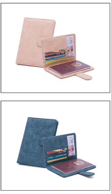 Anti-roubo NOVO VIAJE MULTIFUNÇONAL PASSPORTO BILETO DOCUMENTO PROTECÇÃO CASO RFID CARTA BUCKLE BAÇO
