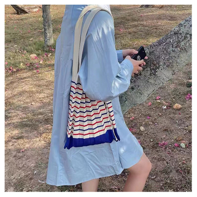 Novo saco de escritório em plissado saco feminino trançado saco de invernada de malha saco de moda saco feminino transfronteiriço