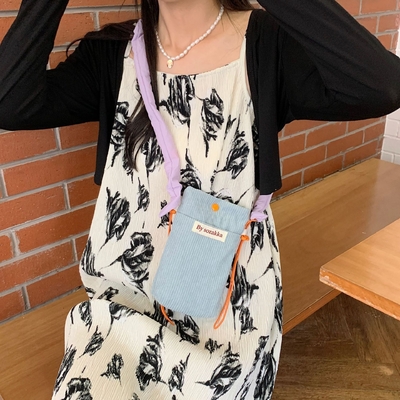 CORDUROY BALSA TELÉFONICA BALSA CROSSBODY BALSA DE OLHO BALSA DE Caminhada MINI BALSA DE MANUAL