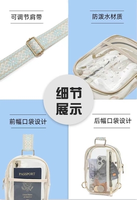 TPU TRANSPARENTE SACO ANTISPRASH no peito,LULU TRANSPARENTE SACO LULU SACO CROSSBODY