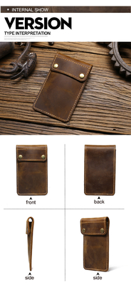 Transfronteiriço RETRO CRAZY PELO DE CAVALO BOLSA DE RELÓGIO CONVÍNIO CREATIVO PELO DE RELÓGIO
