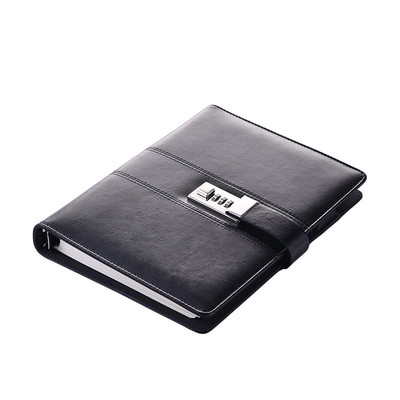 A5 CODE BOOK Caderno de Notas COM LADER DE bloqueio Cartão Cartão CODE BOOK Folha solta Diário secreto