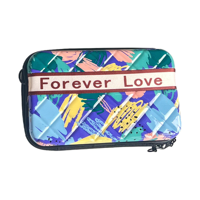 ASB+PC MATERIAL PORTÁVEL SHELL HARD MAKEUP BAGÃO UM OLHADO BAGÃO PORTÁVEL DE ARMAÇÃO COM BÓXA DE REGALO DE MANHA FESTIVAL ENCONTRO ANAL