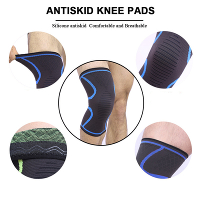 NOVO NÍLON de malha desportiva coxas de joelho para homens e mulheres outono e inverno badminton exercício físico de corrida coxas de joelho para montar ao ar livre