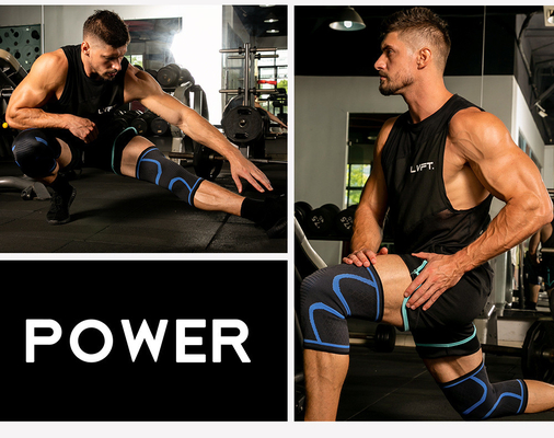 NOVO NÍLON de malha desportiva coxas de joelho para homens e mulheres outono e inverno badminton exercício físico de corrida coxas de joelho para montar ao ar livre