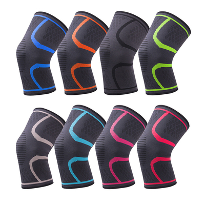 NOVO NÍLON de malha desportiva coxas de joelho para homens e mulheres outono e inverno badminton exercício físico de corrida coxas de joelho para montar ao ar livre
