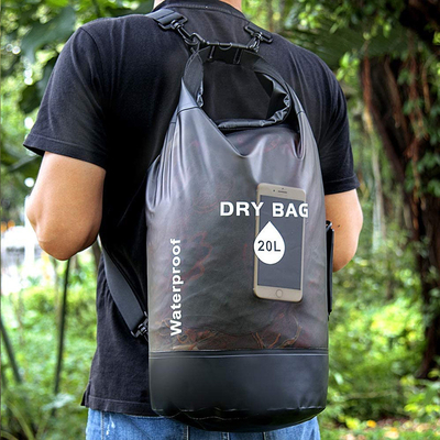 Saco de praia impermeável saco de balde saco de PVC transparente saco impermeável saco de balde saco impermeável