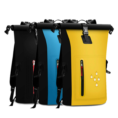 Saco impermeável de PVC para o exterior de grande capacidade Saco impermeável de deriva para homens e mulheres Mochila impermeável multifuncional
