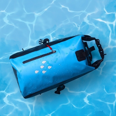 Saco impermeável de PVC para o exterior de grande capacidade Saco impermeável de deriva para homens e mulheres Mochila impermeável multifuncional
