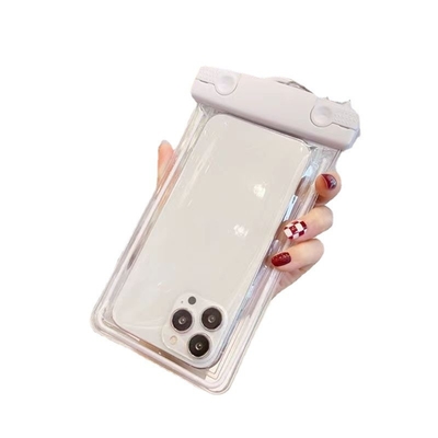 Telefone móvel saco à prova d'água lindo brilhante no escuro telemóvel saco de natação
