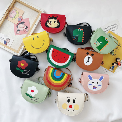 2024 MODA NOVA GIRL BABY MODA OLHADO BALSA CROSSBODY BALSA CARTOON BALSA MUDANÇA PRINCESA BALSA PEQUENA