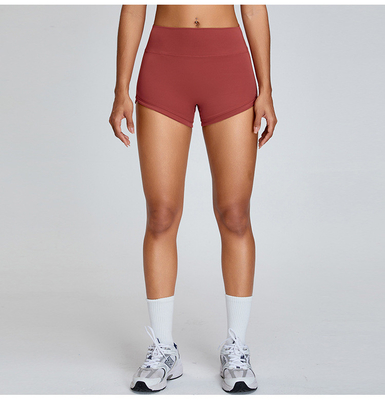 Calças de yoga abdominais femininas calções de ioga de três pontos calças apertadas de fitness calças de corrida