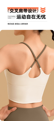 NOVO COLOR SOLIDO SPLICING YOGA VESTIMENTO RAPIDO SECO A prova de choque RECOMUNHAMENTO sem vestígios BEAUTY BACK SPORTS FITNESS VESTIMENTO VES