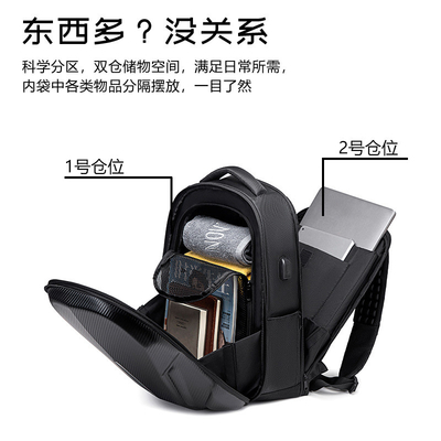NOVA BUSINESS mochila diária de viagem mochila masculina de grande capacidade absorvente de choques impermeável mochila de escola mochila de laptop