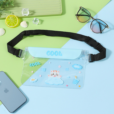3 camadas SEALED GRANDE TELÉFONOS MOBILES impermeável BAÇO OBLÍCUO STRADLE NATURAL impermeável FANNY PACK PVC rafting mar ao ar livre