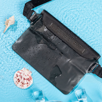 3 camadas SEALED GRANDE TELÉFONOS MOBILES impermeável BAÇO OBLÍCUO STRADLE NATURAL impermeável FANNY PACK PVC rafting mar ao ar livre