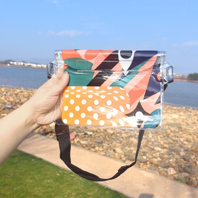 3 camadas SEALED GRANDE TELÉFONOS MOBILES impermeável BAÇO OBLÍCUO STRADLE NATURAL impermeável FANNY PACK PVC rafting mar ao ar livre