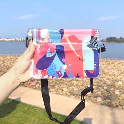 3 camadas SEALED GRANDE TELÉFONOS MOBILES impermeável BAÇO OBLÍCUO STRADLE NATURAL impermeável FANNY PACK PVC rafting mar ao ar livre