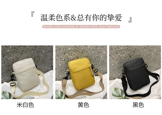 OXFORD SIMPLE RÓPELA Casual BOLSA CROSSBODY MEN'S SIMPLE SOLID COLOR TELÉFONO MÓVIL BOLSA COM UM ÚNICO ESPALHO