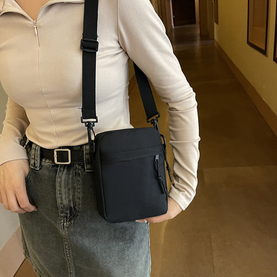 OXFORD SIMPLE RÓPELA Casual BOLSA CROSSBODY MEN'S SIMPLE SOLID COLOR TELÉFONO MÓVIL BOLSA COM UM ÚNICO ESPALHO