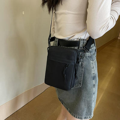 OXFORD SIMPLE RÓPELA Casual BOLSA CROSSBODY MEN'S SIMPLE SOLID COLOR TELÉFONO MÓVIL BOLSA COM UM ÚNICO ESPALHO