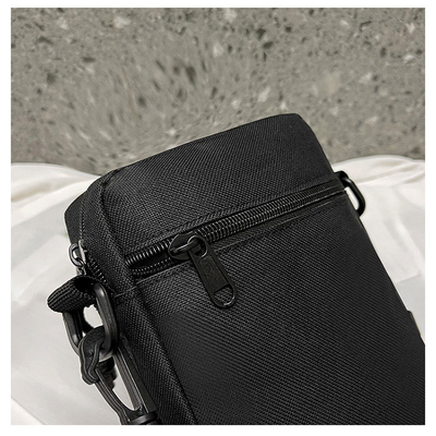 OXFORD SIMPLE RÓPELA Casual BOLSA CROSSBODY MEN'S SIMPLE SOLID COLOR TELÉFONO MÓVIL BOLSA COM UM ÚNICO ESPALHO